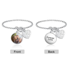 Load image into Gallery viewer, pulsera con foto personalizada para mujer