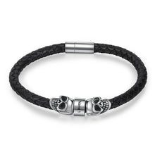 Load image into Gallery viewer, Pulsera de cuero con grabado de nombre personalizado para hombre