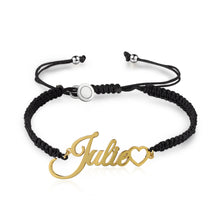 Load image into Gallery viewer, pulsera magnética con nombre personalizado