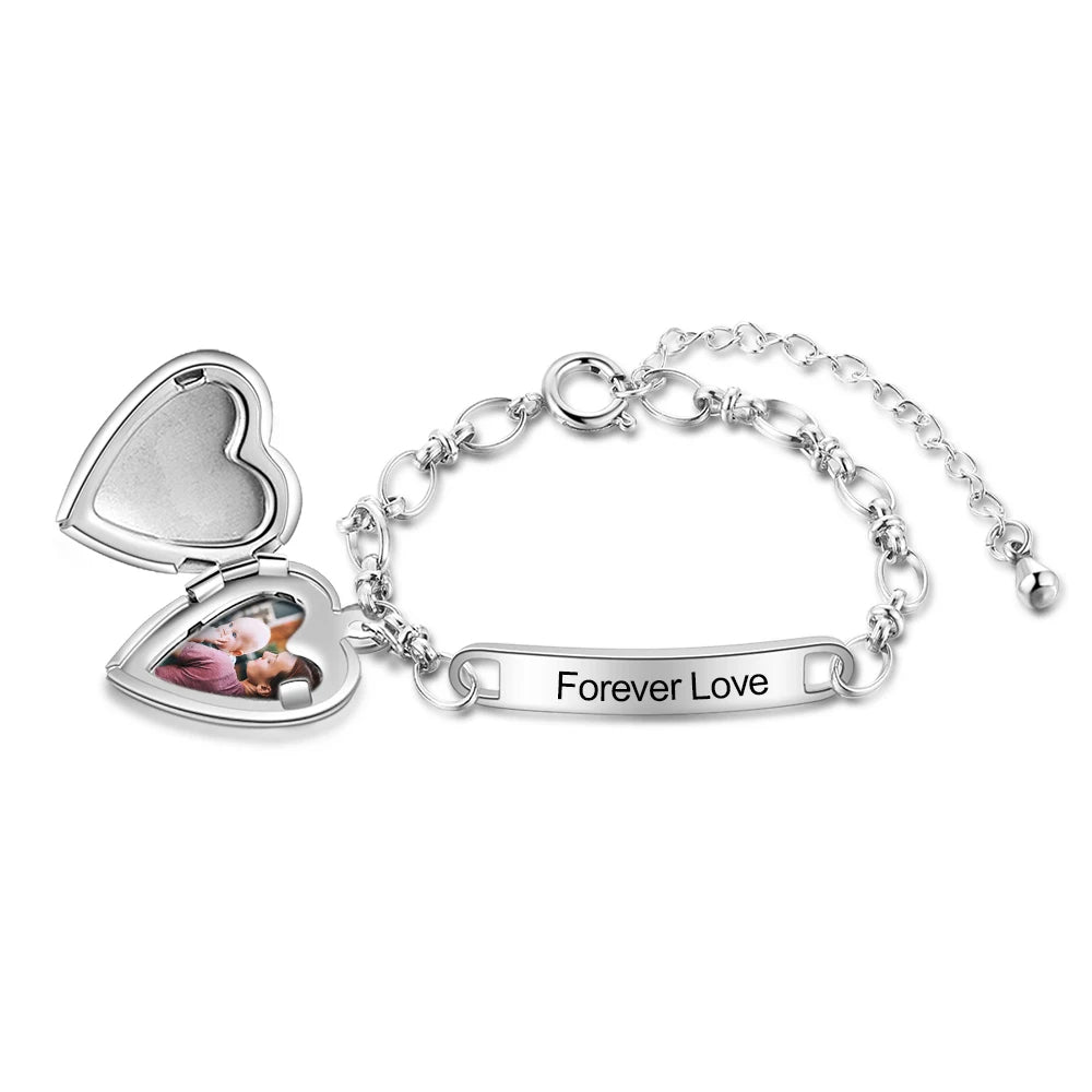 tobilleras con foto personalizada para bebé y niña