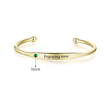 Load image into Gallery viewer, Pulseras personalizadas con nombre grabado para mujer