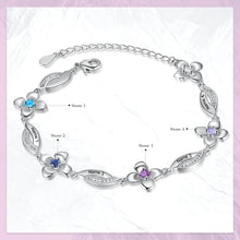 Load image into Gallery viewer, pulsera personalizada con 5 piedras de nacimiento para mujer