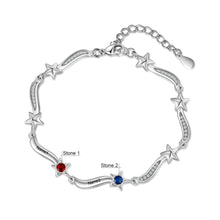 Load image into Gallery viewer, pulsera personalizada con grabado de 2-7 nombres para madres