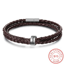 Load image into Gallery viewer, pulsera de plata de ley 925 para hombre