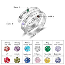 Load image into Gallery viewer, Anillos personalizados para madres