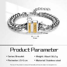 Load image into Gallery viewer, Pulsera de cuentas personalizable para hombre