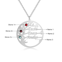 Load image into Gallery viewer, Collar de encaje con placa de identificación personalizada para madre e hija