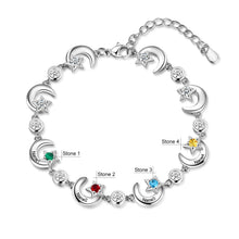 Load image into Gallery viewer, pulsera con grabado de nombre personalizado para mujer