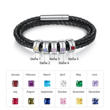 Load image into Gallery viewer, Pulseras personalizadas de acero inoxidable para hombre