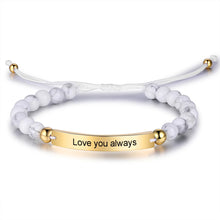 Load image into Gallery viewer, pulsera con grabado personalizado para hombre