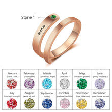 Load image into Gallery viewer, Anillos personalizados para madres