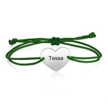 Load image into Gallery viewer, Pulsera personalizada con nombre grabado para parejas