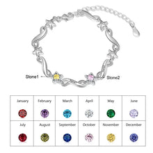 Load image into Gallery viewer, pulsera Infinity con grabado de nombre personalizado para mujer