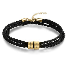 Load image into Gallery viewer, Pulsera de cuerda trenzada ajustable para hombre