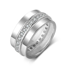 Load image into Gallery viewer, Anillos De Compromiso personalizados con nombre grabado para mujer