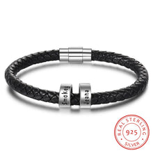 Load image into Gallery viewer, pulsera de plata de ley 925 para hombre