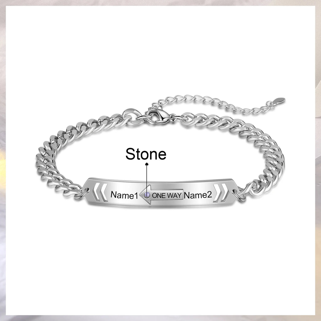 pulsera personalizada para parejas