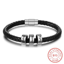 Load image into Gallery viewer, pulsera de plata de ley 925 para hombre