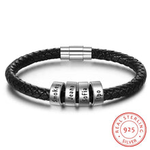 Load image into Gallery viewer, pulsera de plata de ley 925 para hombre